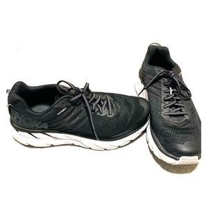 Hoka One One Clifton 6 Black n White Running Shoe